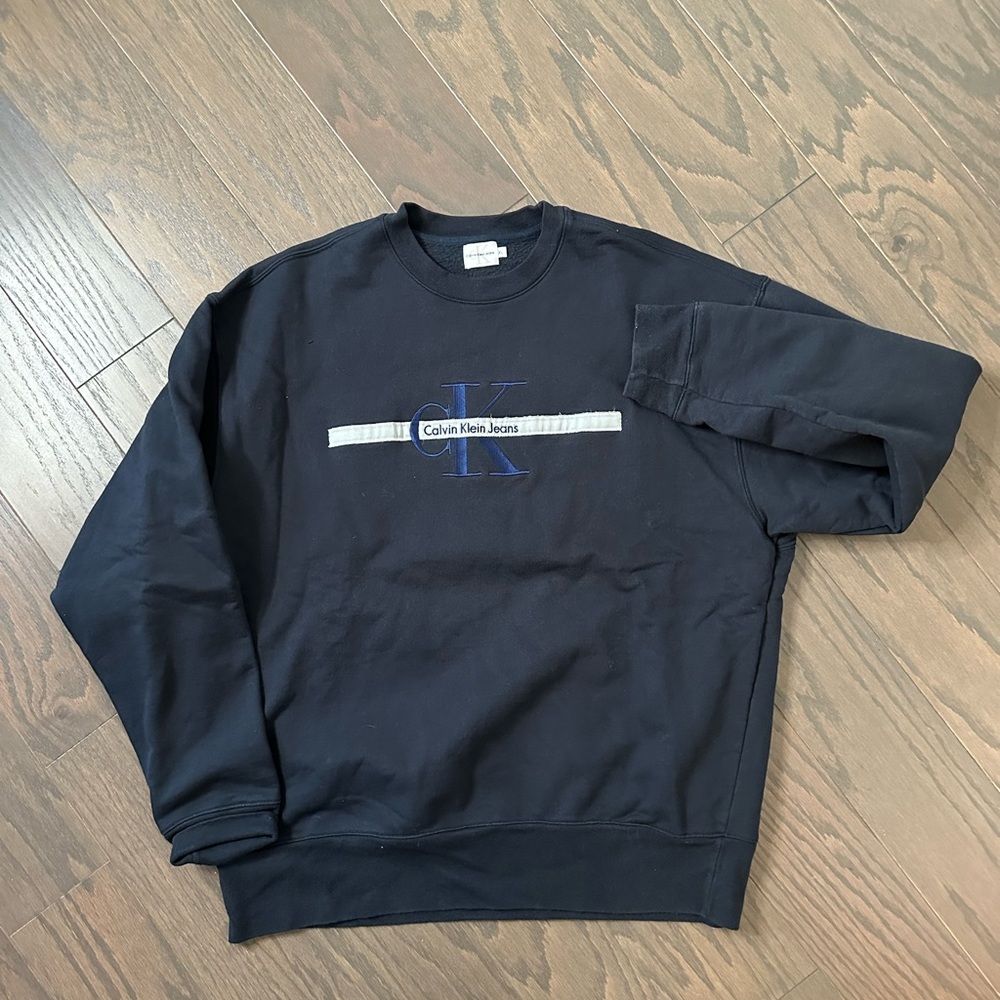 FLASH SALE: Vintage Calvin Klein CK Crewneck Navy Blue